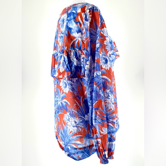 J Crew multi color top in medium - Picture 3 of 6